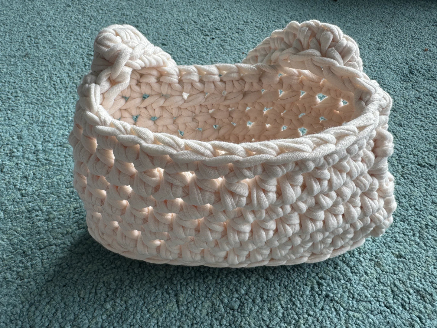 T-shirt yarn crochet fashion handbag